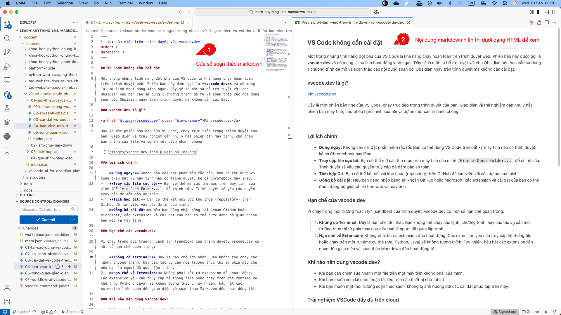 Image in lesson