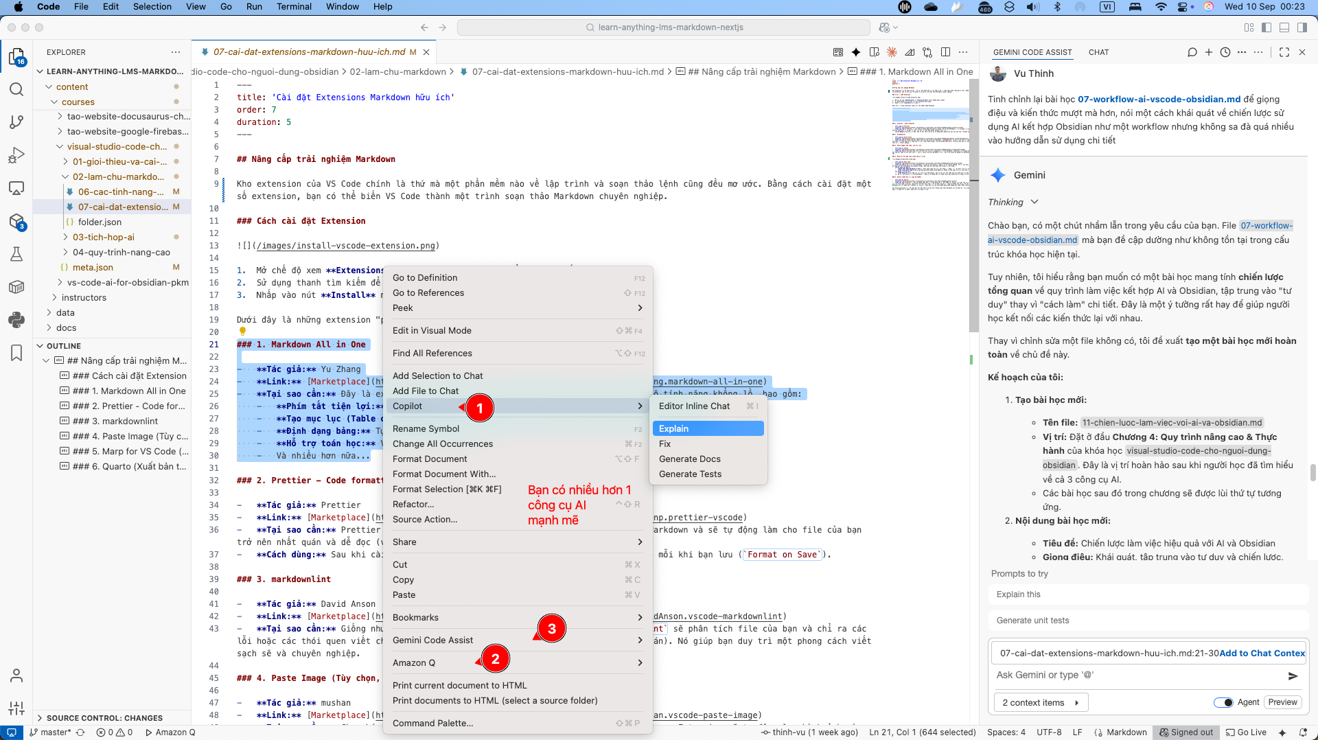 Image in lesson