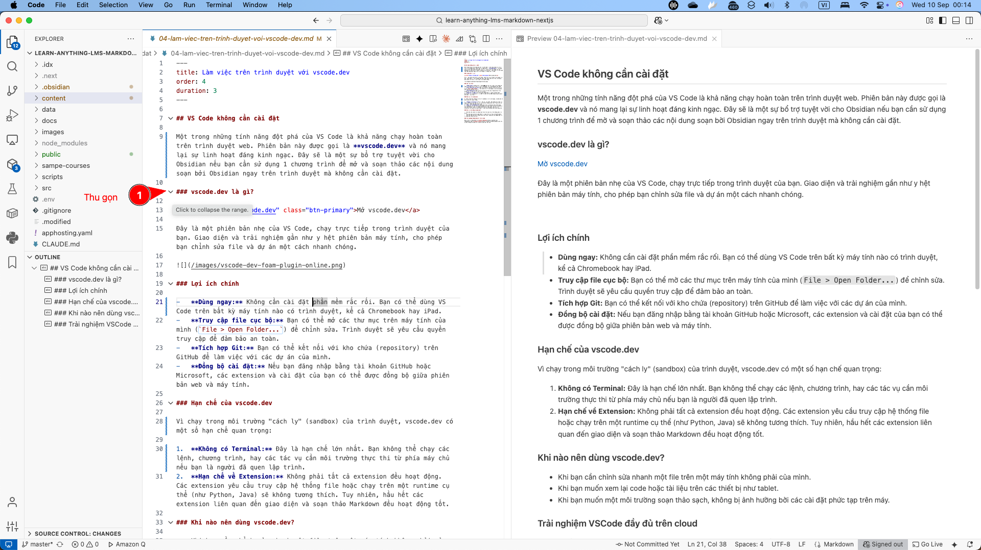 Image in lesson