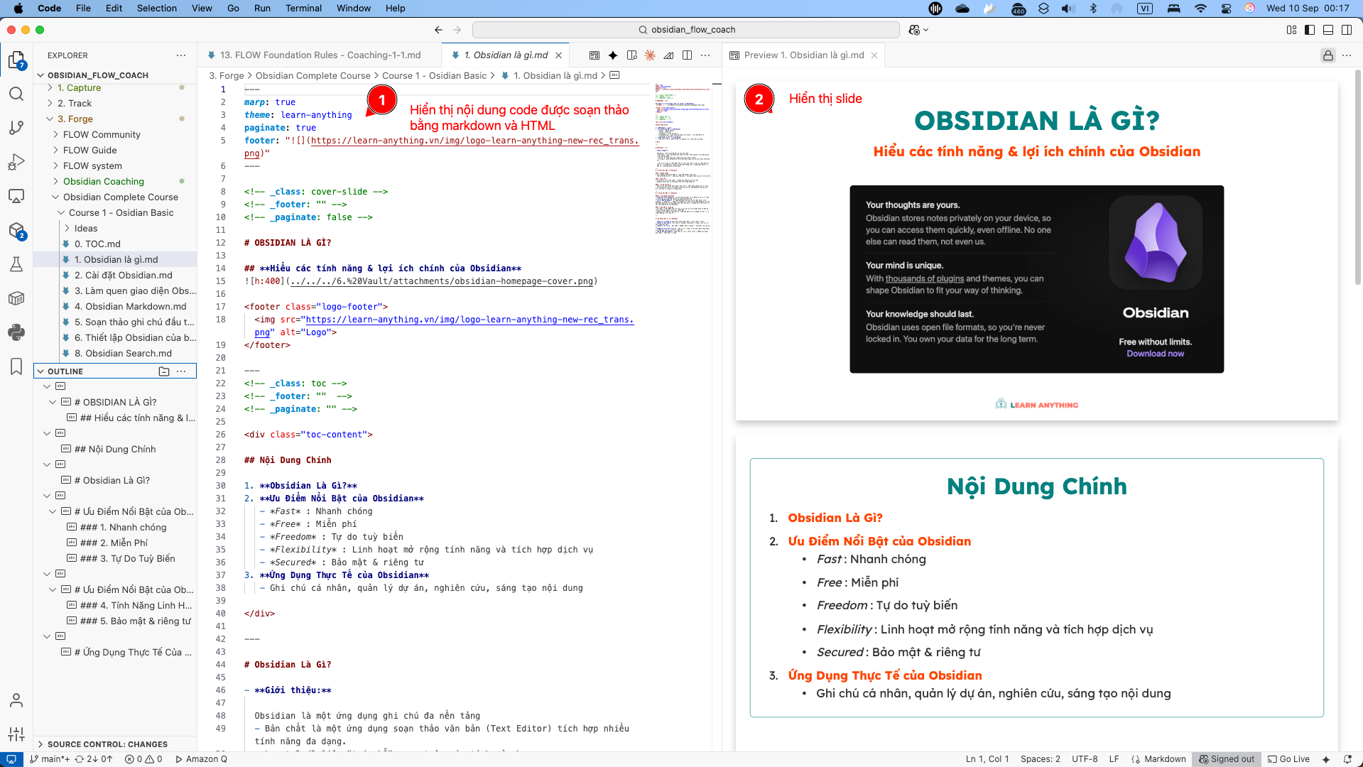 Image in lesson