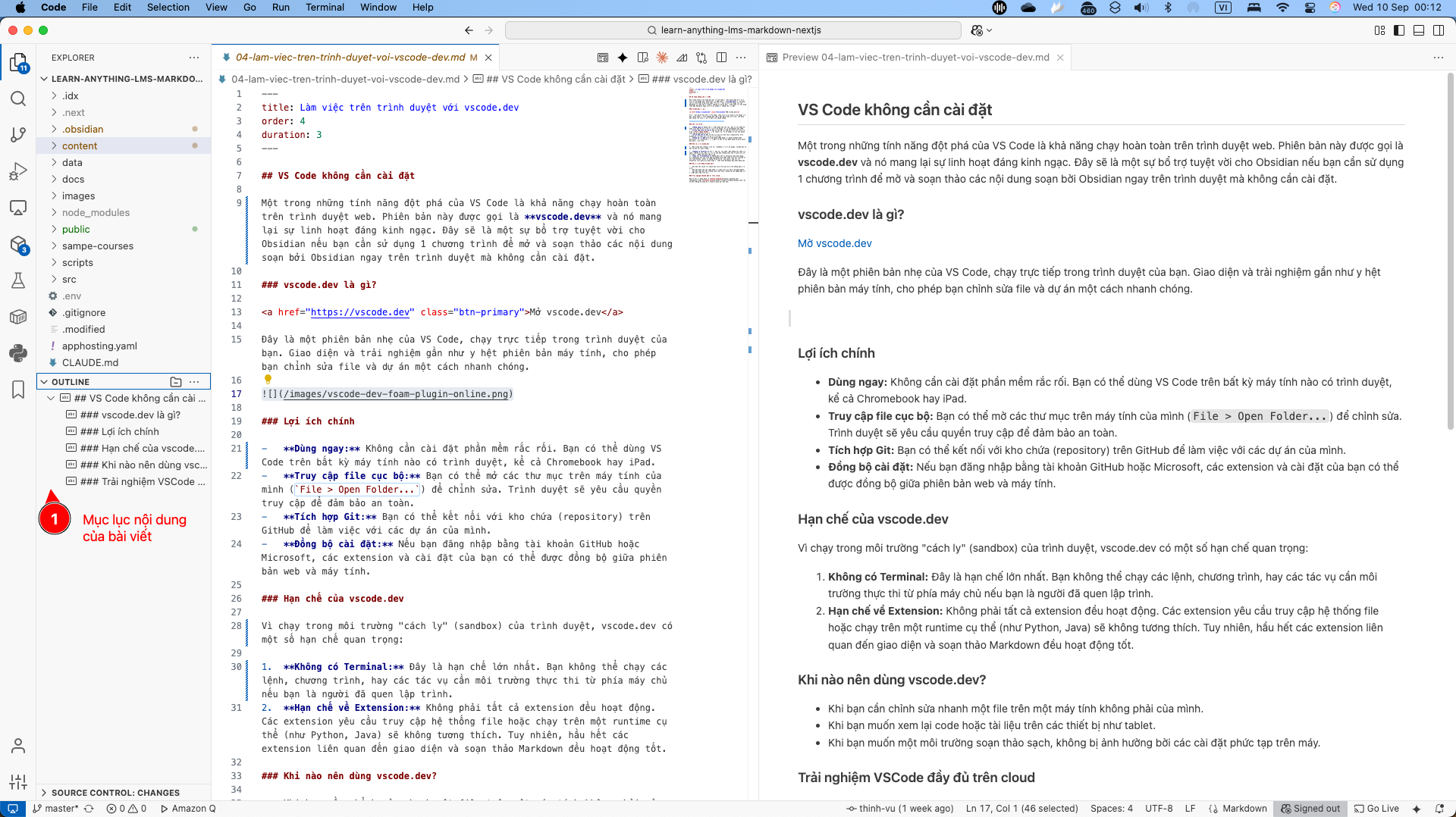 Image in lesson